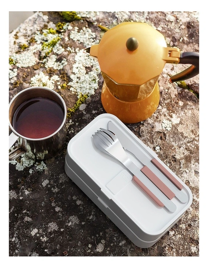 Monbento Mb Slim Box - Trio Knife - Rosa Moka image 4