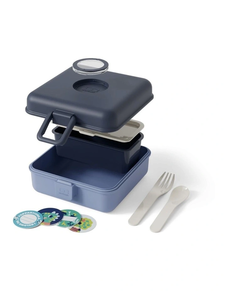 Monbento Mb Sandwich Lunch Box Snacky - Blue Infinity image 4