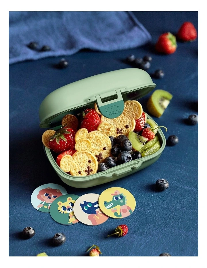 Monbento Mb Gram Kids Snack Box - Green Forest image 5