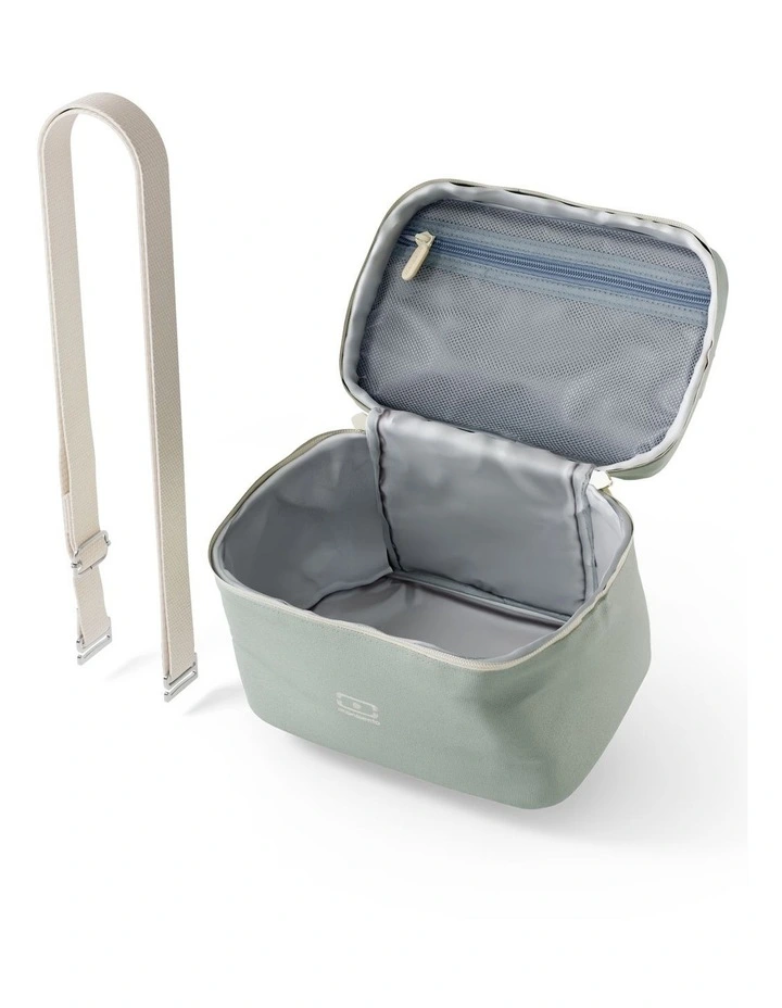 Monbento Arctic Insulated Cooler Lunch Bag - Green Natural image 3