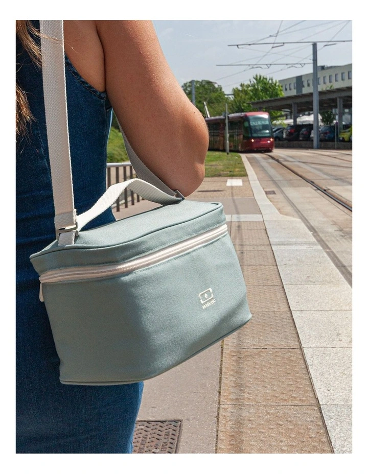 Monbento Arctic Insulated Cooler Lunch Bag - Green Natural image 5