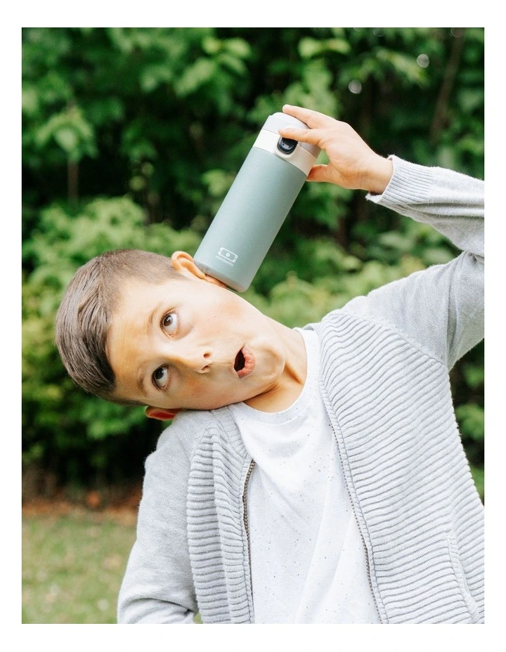 Monbento Mb Pop Insulated Bottle - Green Natural image 5