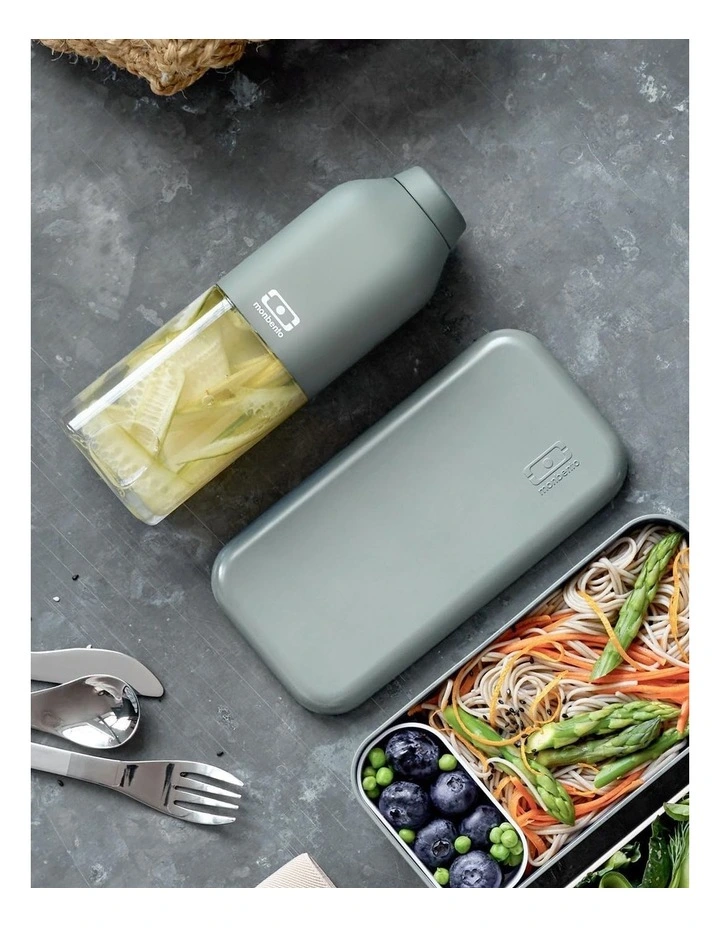 Monbento Mb Positive M Reusable Water Bottle - Green Natural image 3