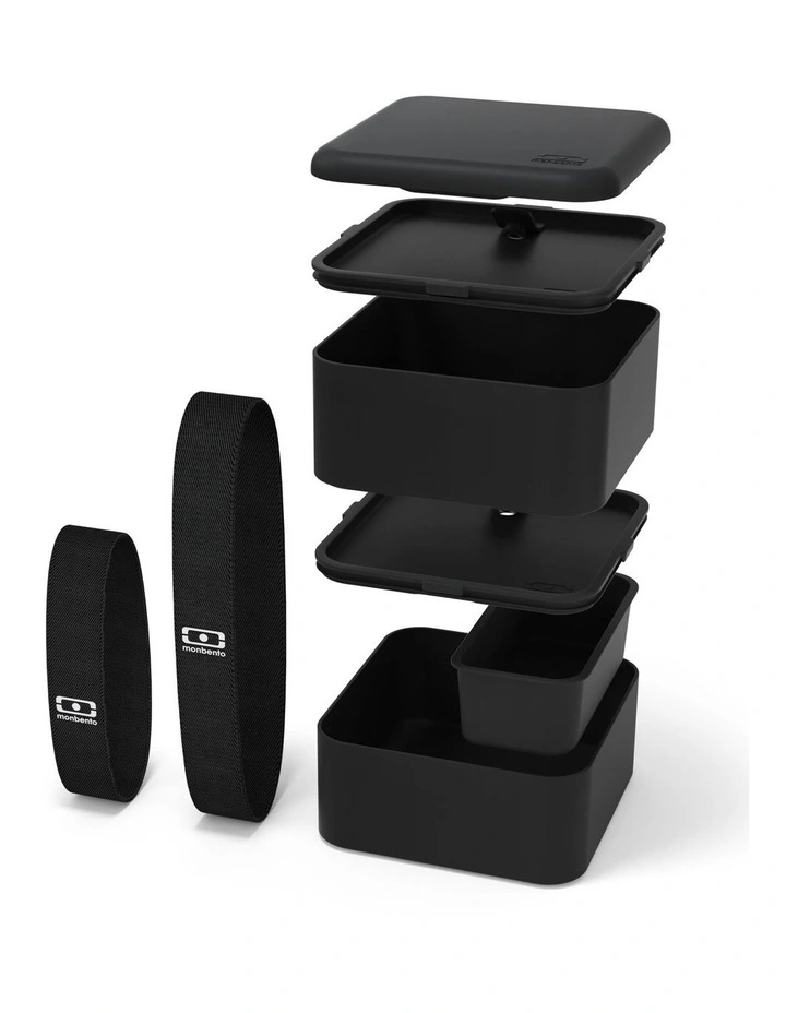 Monbento Mb Square Bento Box - Black Onyx image 2