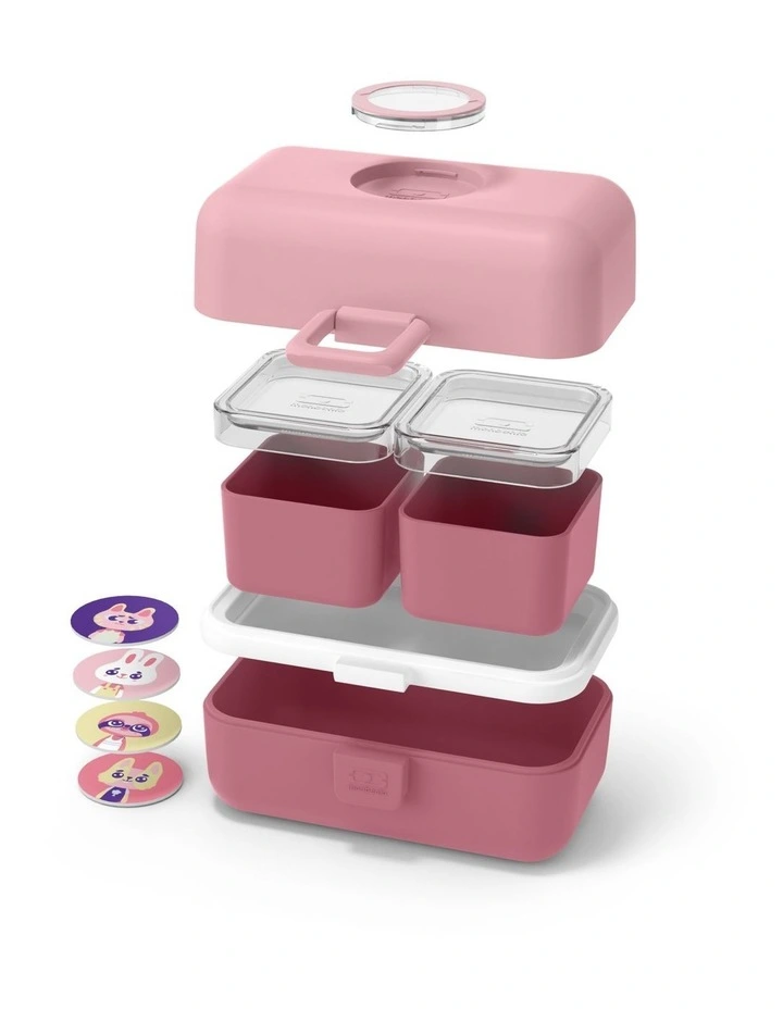 Monbento Mb Tresor Kids Bento Box - Pink Blush image 2