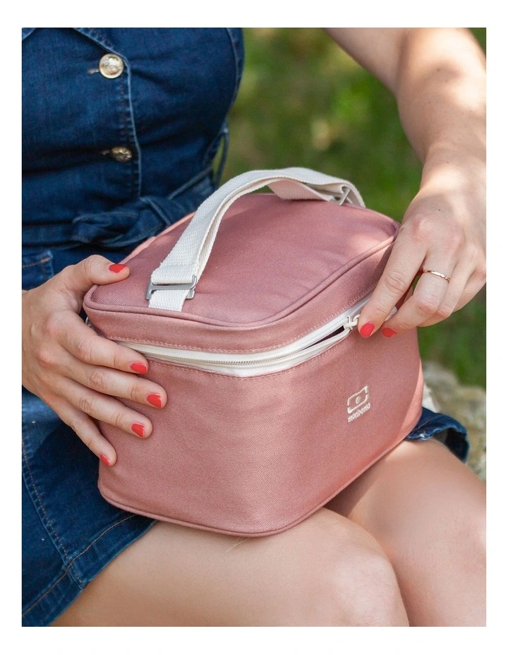 Monbento Arctic Insulated Cooler Lunch Bag - Pink Moka image 4