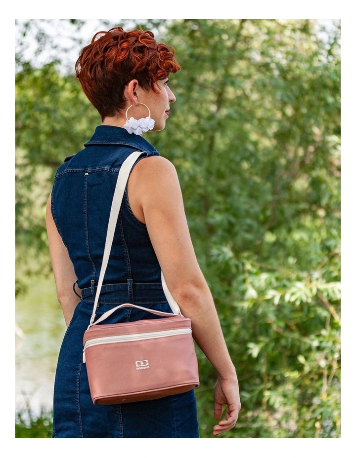 Monbento Arctic Insulated Cooler Lunch Bag - Pink Moka image 5