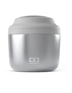 Monbento Mb Element Isolated Bento Box - Metallic Silver