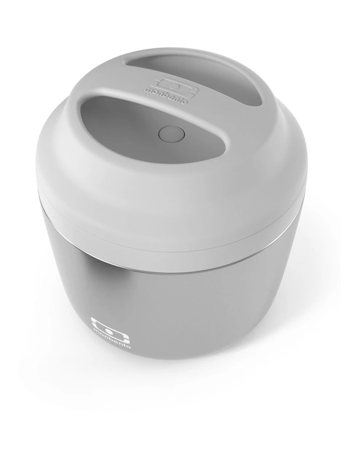 Monbento Mb Element Isolated Bento Box - Metallic Silver image 2