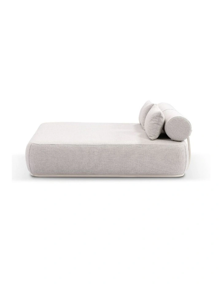 Norfolk Double and Single Sun Lounge Set Light Dune With Side Tables Package & Sandstone Cushions image 6