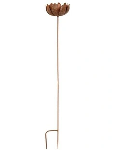 Willow & Silk Floral Glow Garden Stake Lumina Bloom Candleholder 85 cm