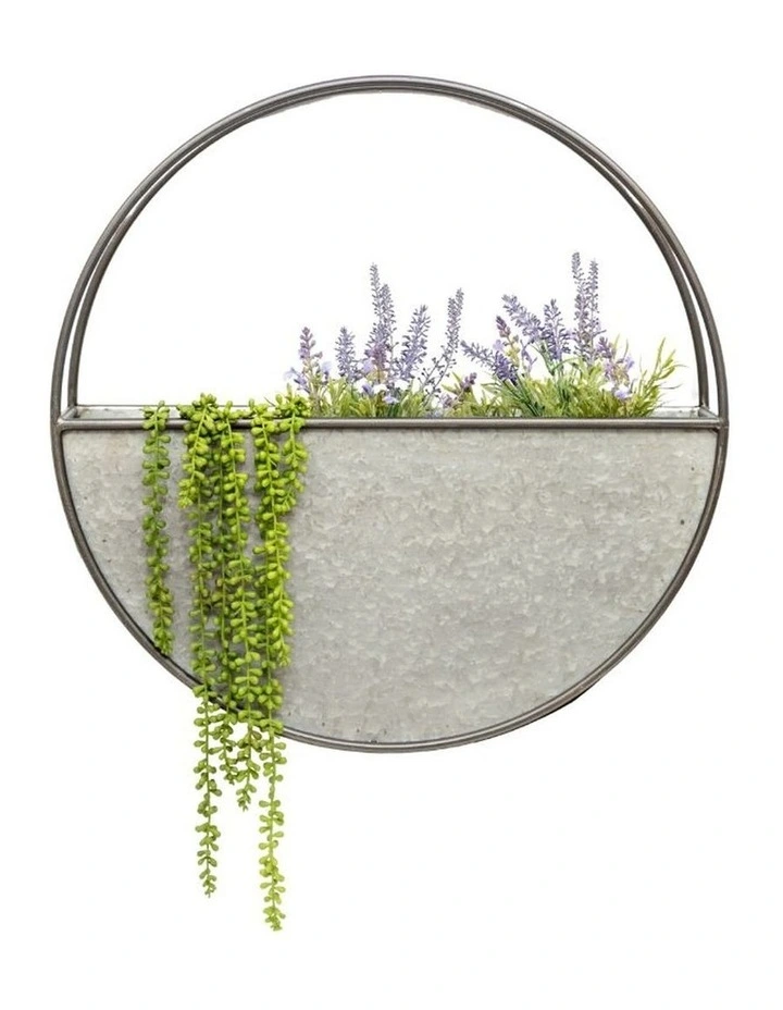 Willow & Silk 60cm Floating Elemental Wall Planter 60x14cm image 1