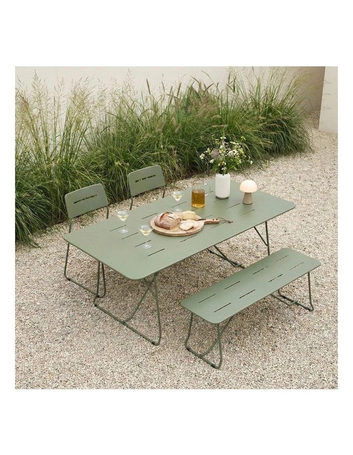 Parco Outdoor 4 Pce Dining Set Olive image 4
