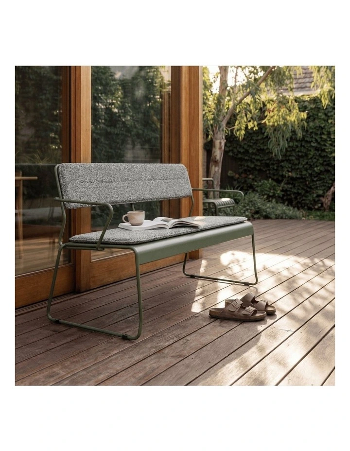 Parco Outdoor 2 Seat Lounge Olive image 3