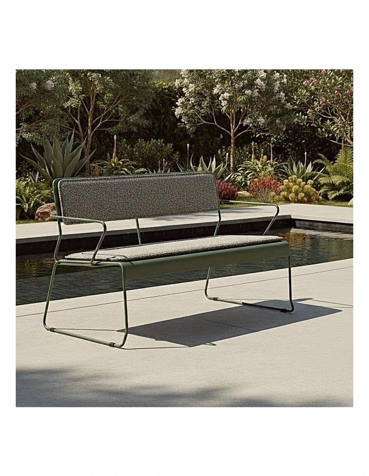Parco Outdoor 2 Seat Lounge Olive image 4