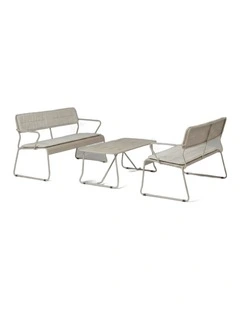 Parco Outdoor 3 pce Lounge Set Sand