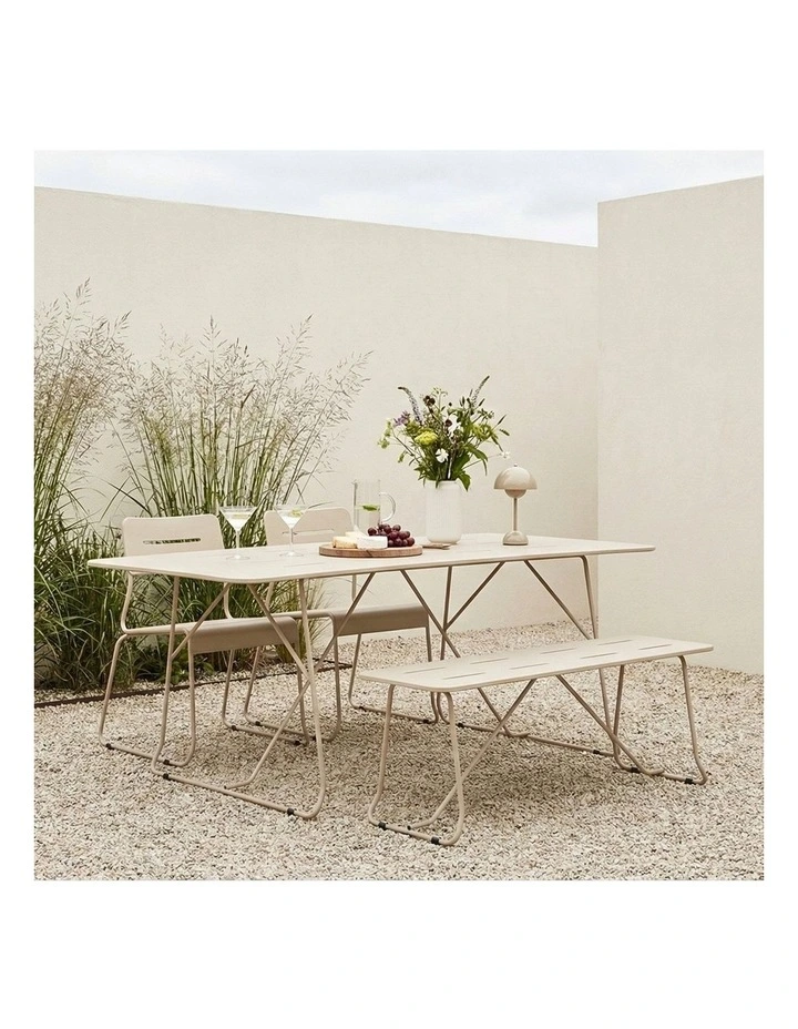 Parco Outdoor Bench Sand image 4