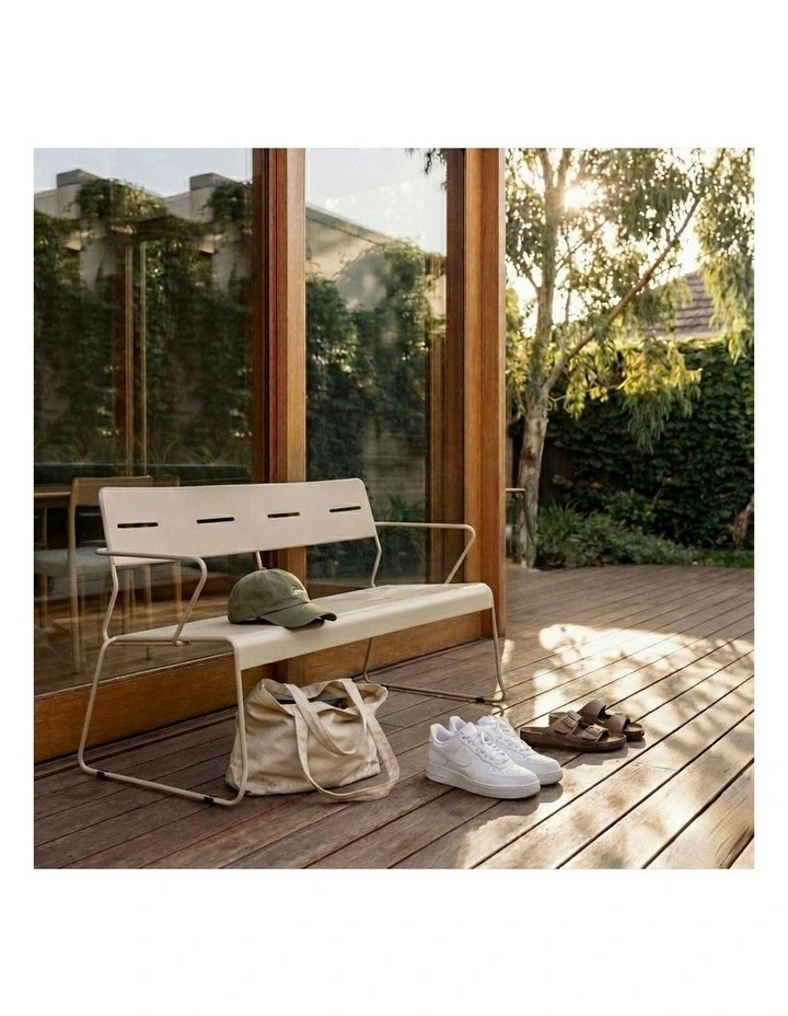 Parco Outdoor 2 Seat Lounge Sand image 4