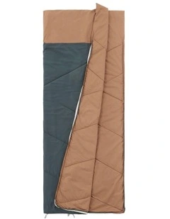 Decathlon | COTTON SLEEPING BAG FOR CAMPING - ULTIMCOMFORT 20 COTTON KHAKI