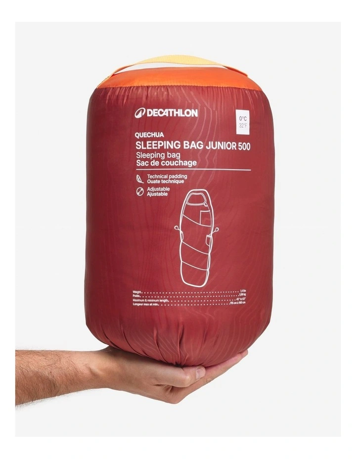 Decathlon | Quechua Kids Sleeping Bag 0c - Orange image 2