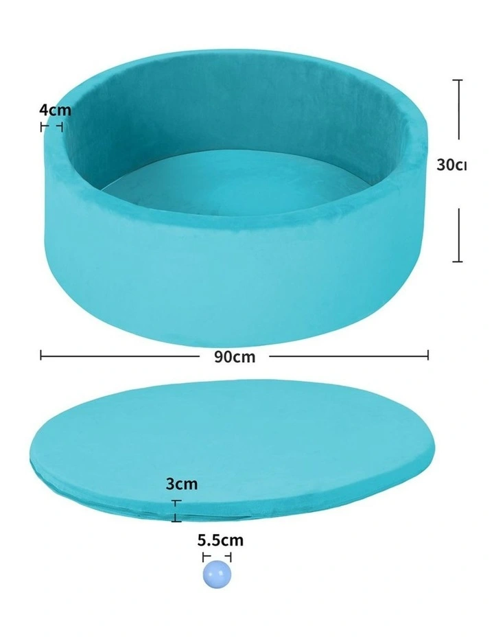 Bopeep Kids Ball Pit Ocean Playpen Soft Foam Balls Blue image 3