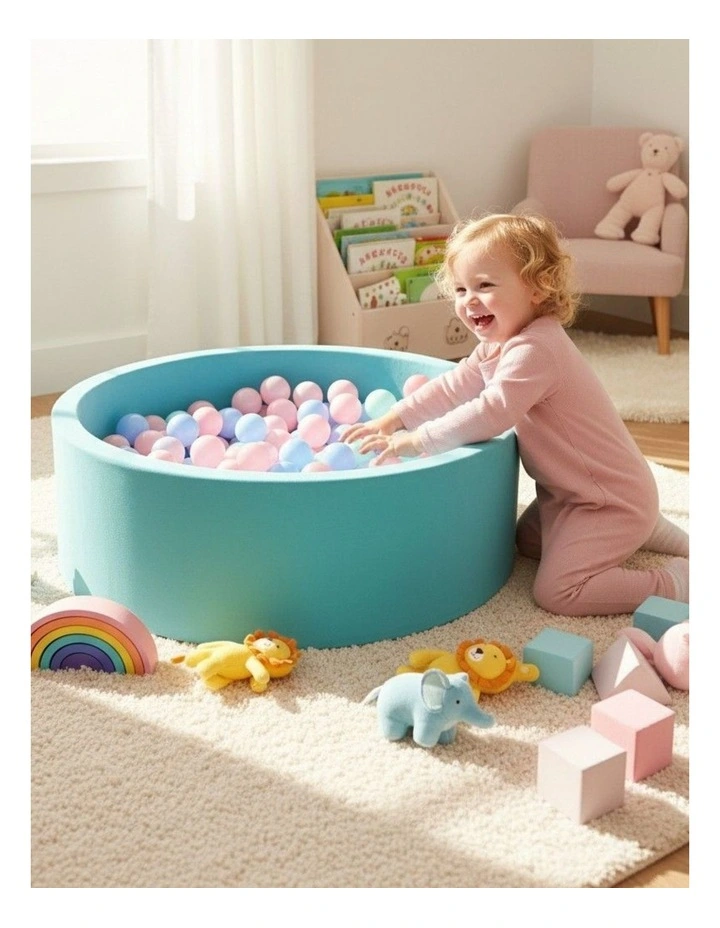 Bopeep Kids Ball Pit Ocean Playpen Soft Foam Balls Blue image 7