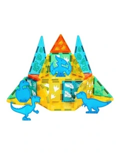 Bopeep Magnetic Building Tiles Blocks Kids STEM Toy Dinosaur 100Pcs