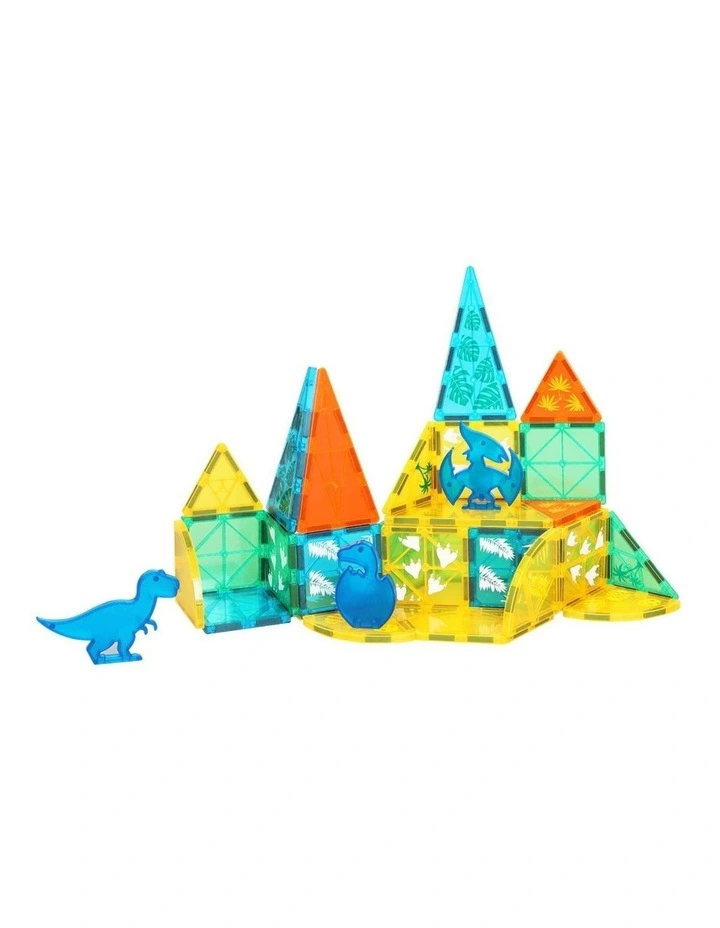 Bopeep Magnetic Building Tiles Blocks Kids STEM Toy Dinosaur 100Pcs image 2