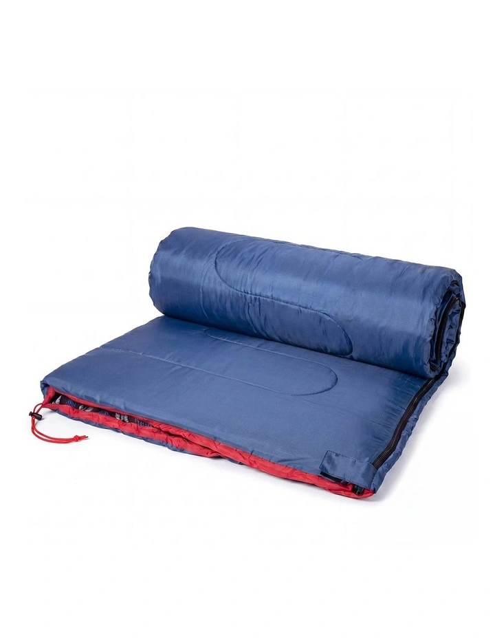 Mountview Sleeping Bags Single Camping Hiking 3-Season Thermal Blue 0C-15C image 6