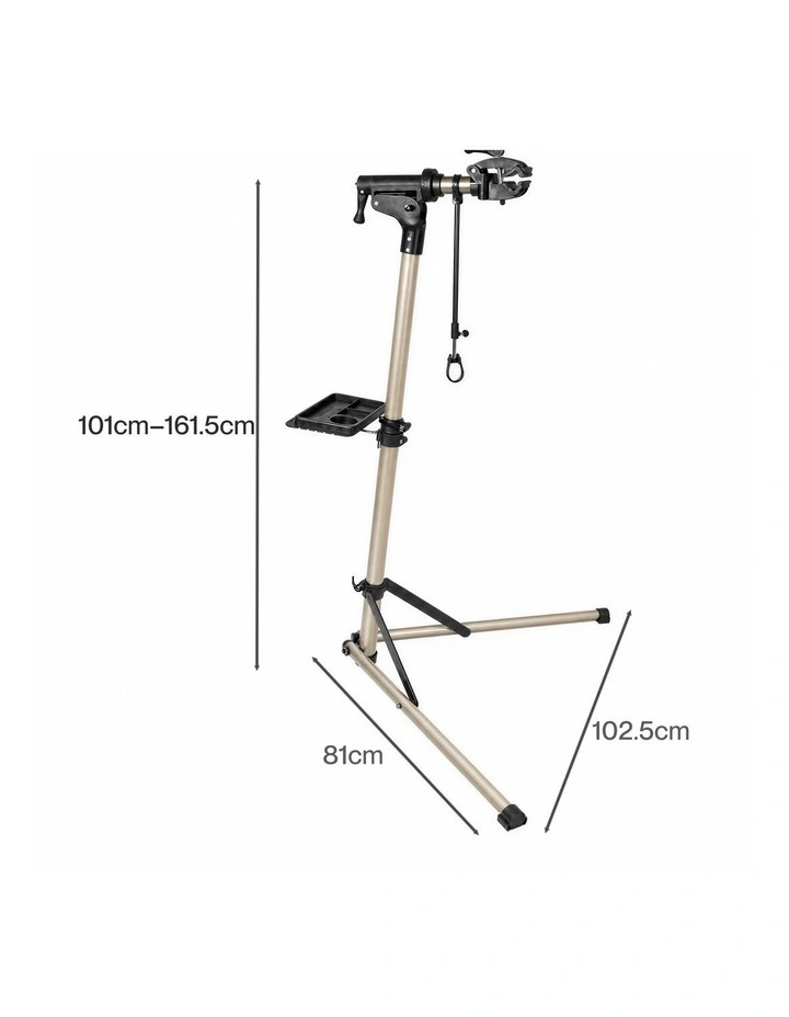 Monvelo Bike Repair Stand Adjustable Foldable Bicycle Maintenance Holder Rack image 3