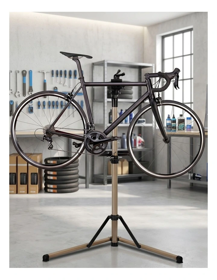 Monvelo Bike Repair Stand Adjustable Foldable Bicycle Maintenance Holder Rack image 7