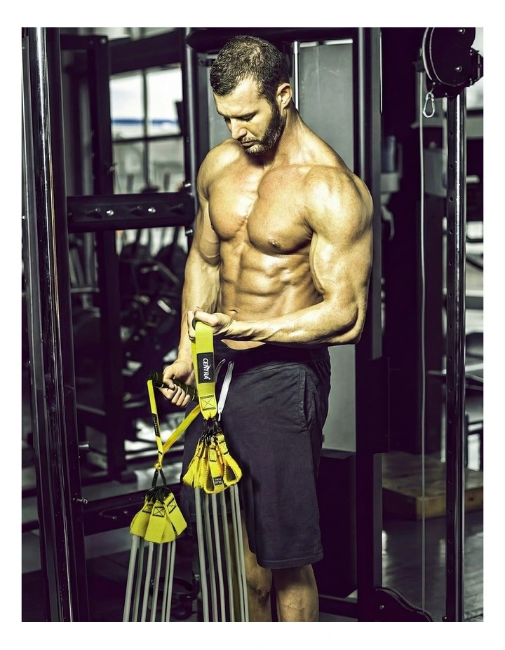 Centra 12 Pcs Resistance Bands Set Heavy Duty Workout Bands Strength Training image 7