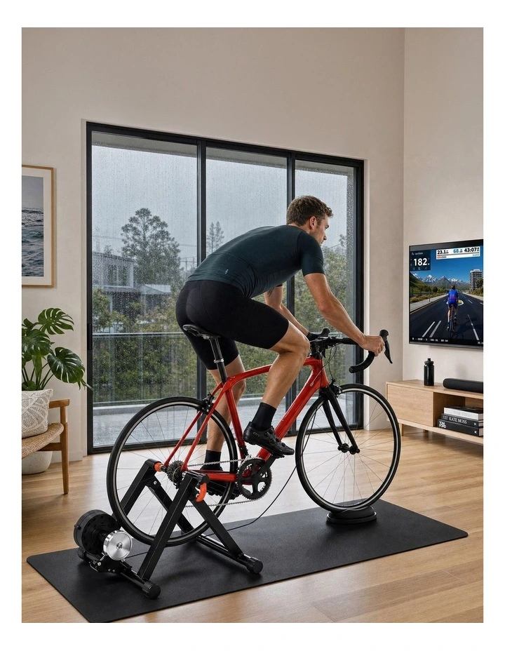 Monvelo Bike Trainer Magnetic Indoor Riding 6 Resistance Levels Cycling Stand image 7