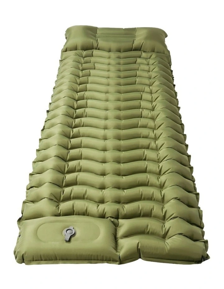 Mountview Camping Sleeping Pad Ultralight Inflatable Mattress Bed Pillow Hiking image 2