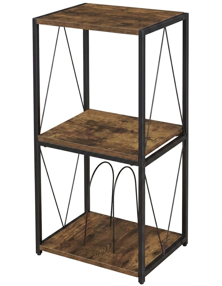 Levede Record Player Stand Vinyl Storage Cabinet LP Rack Turntable Shelf Retro image 1