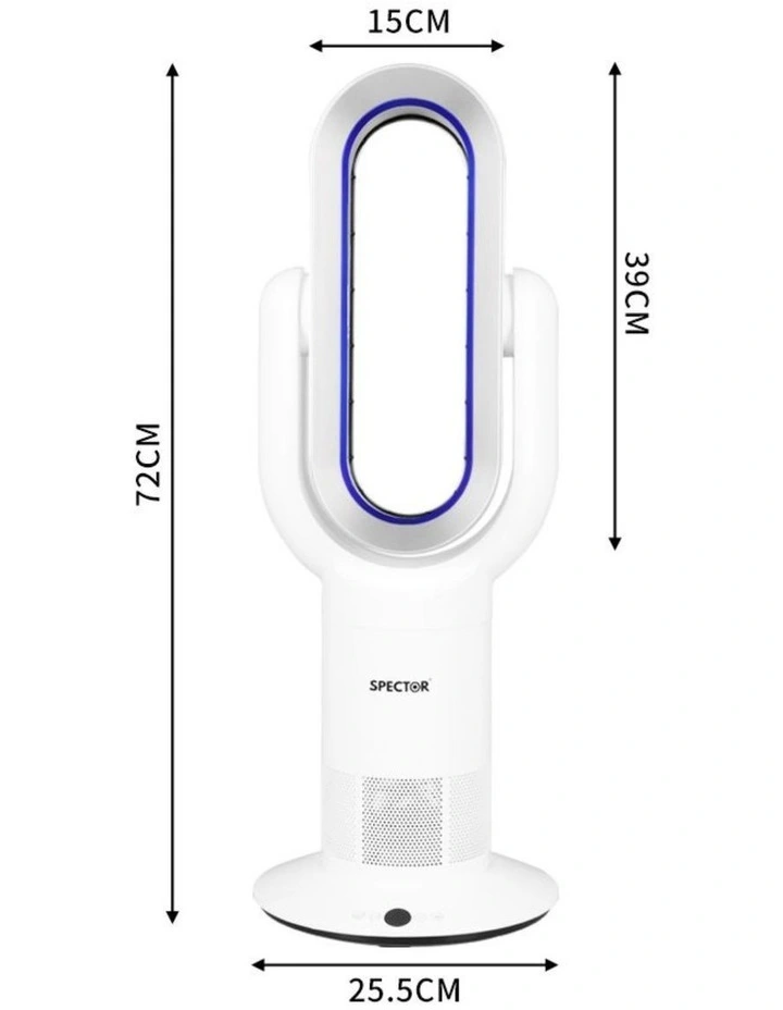 Spector Bladeless Electric Fan Cooler Heater All-Season Sleep Timer image 3