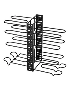 Toque Pot Rack Organizer 8 Tier Adjustable Pan Holder Kitchen Storage Shelves