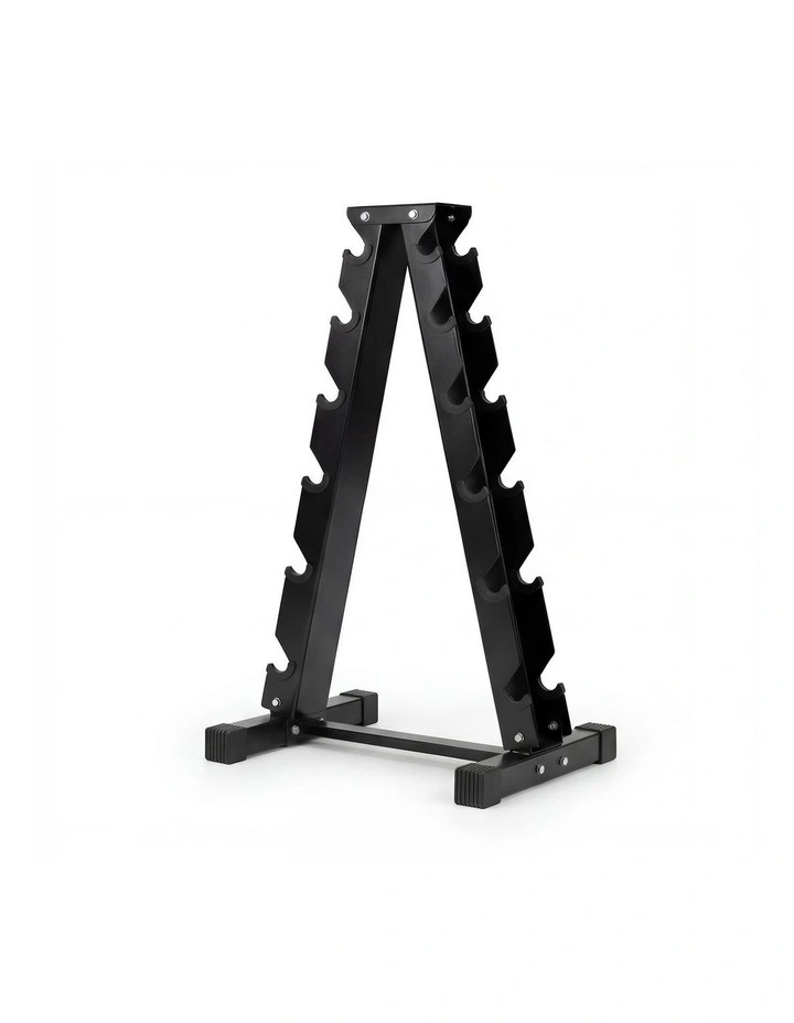 Centra Dumbbells Rack 6 Tier Stand Home Gym Exercise Storage 400kg Capacity image 2