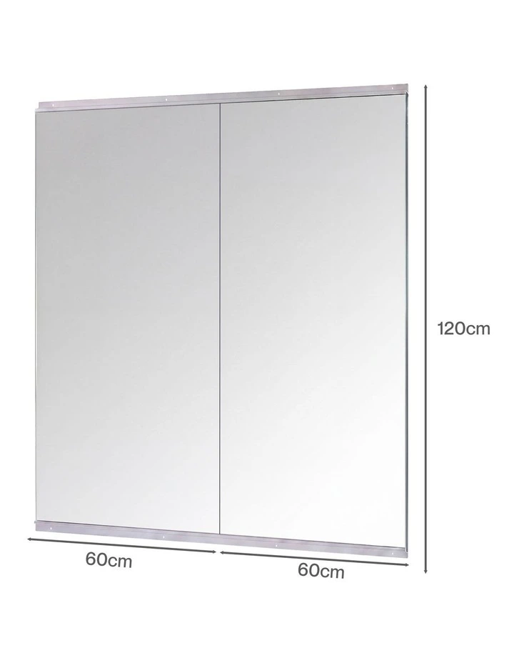 Yezi Workout Mirror Home Gym Mirror 2 Pcs Tempered Glass Full Length Wall Mount image 3