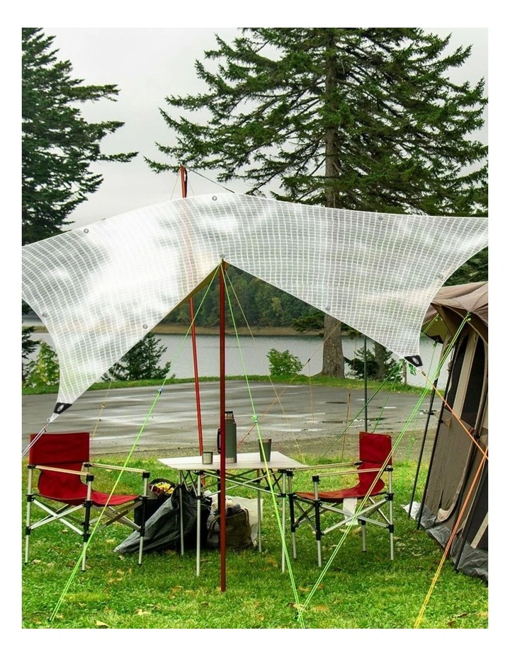 Manan Heavy Duty Tarp Tarpaulin 200GSM Waterproof Camping 3.05x6.1m image 7