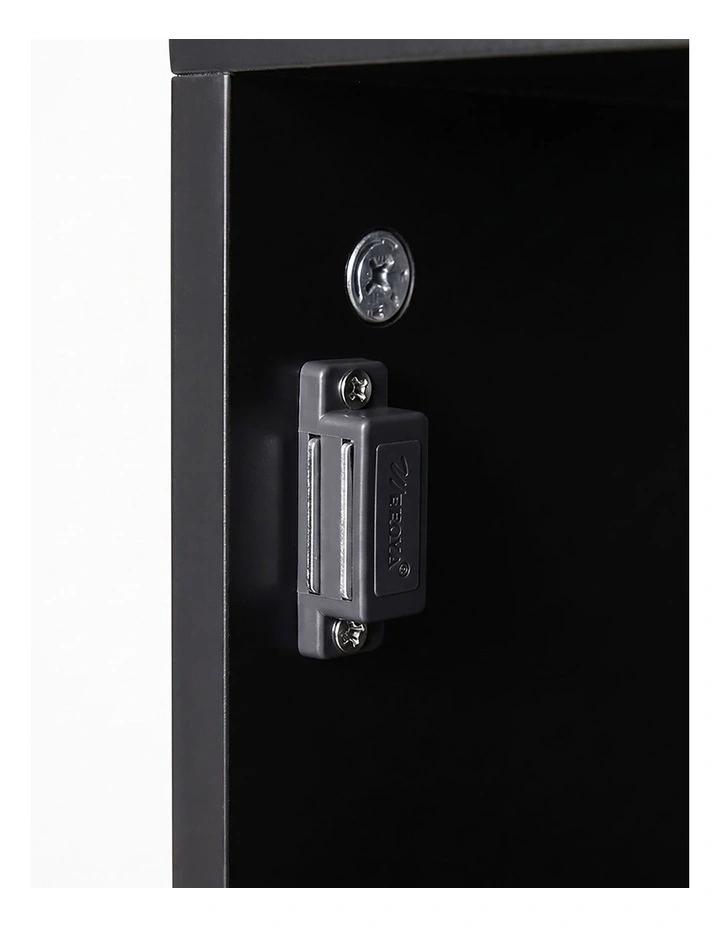 Levede Bathroom Cabinet Storage Slim Organiser Paper Holder Corner 78.5cm Black image 4