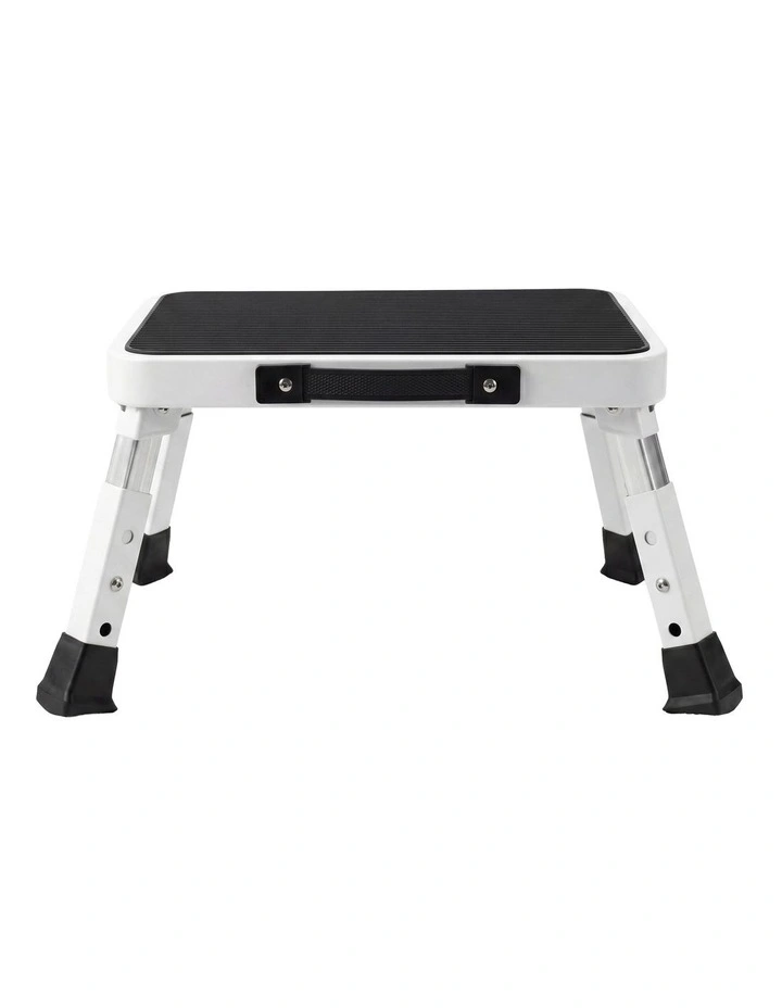 Levede Folding Aluminium Step Stool 150kg 3 Height Adjustable Portable Multi-Use image 2
