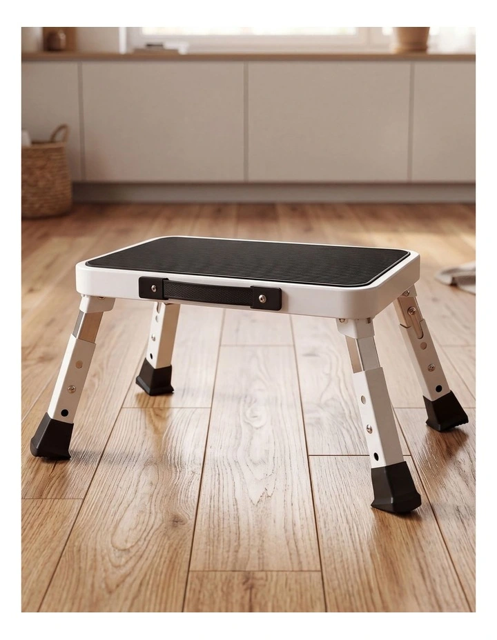 Levede Folding Aluminium Step Stool 150kg 3 Height Adjustable Portable Multi-Use image 7