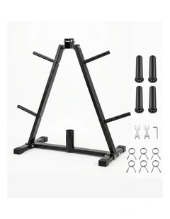 Centra Weight Plate Storage Rack Barbell Holder Stand 250KG Home Gym Fitness