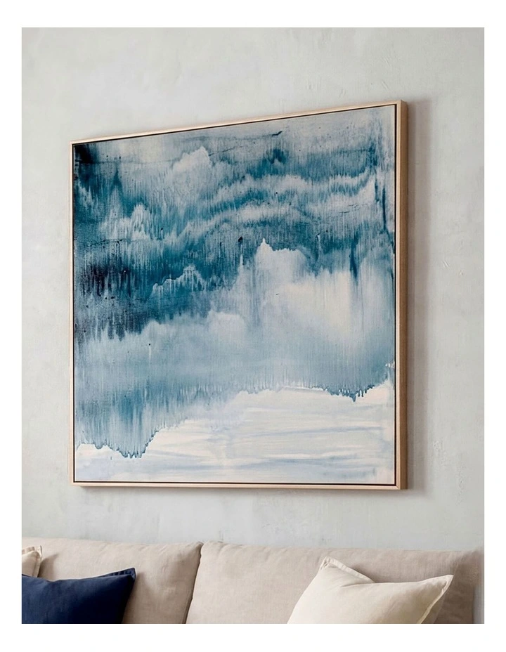 Yezi Wall Art Canvas Modern Abstract 8080cm Framed Artwork Home Office Decor image 7