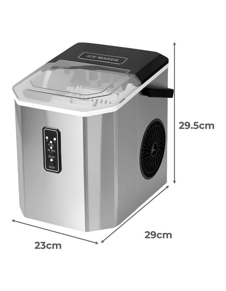Spector Portable Ice Maker Machine 12kg Self-Clean Countertop image 3