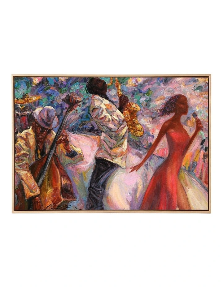 Yezi Modern Canvas Wall Art Large Abstract Figure Painting Decor 70x100cm image 2