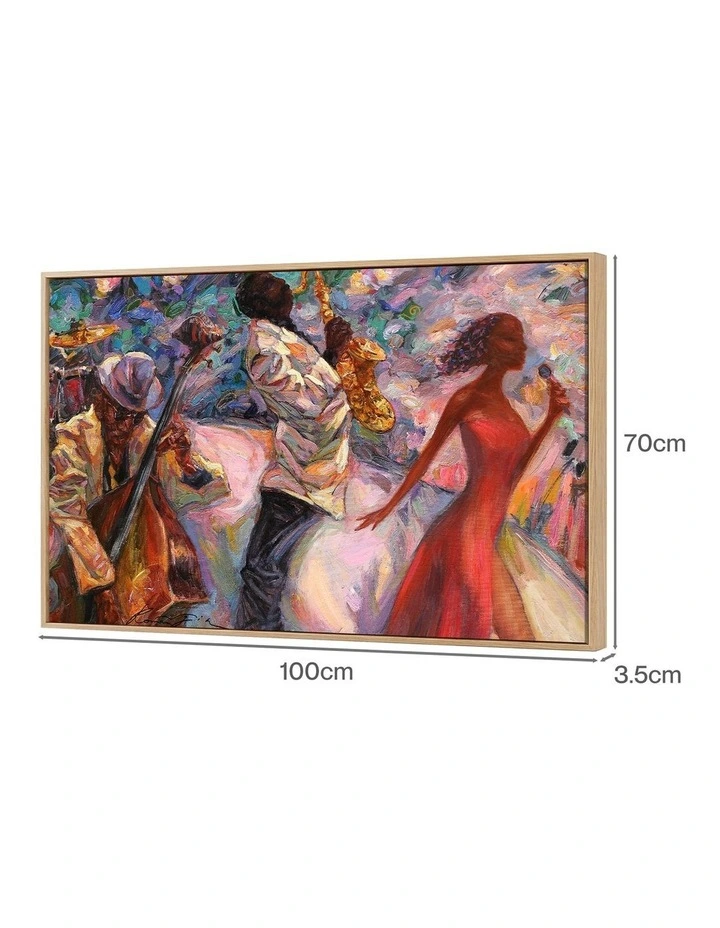 Yezi Modern Canvas Wall Art Large Abstract Figure Painting Decor 70x100cm image 3