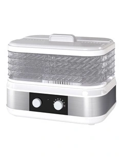Spector 5-Tray Stainless Steel Food Dehydrator Fruit Jerky White