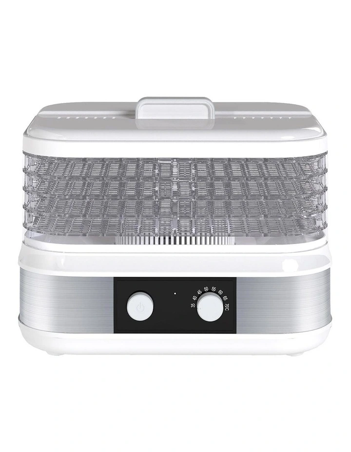 Spector 5-Tray Stainless Steel Food Dehydrator Fruit Jerky White image 2